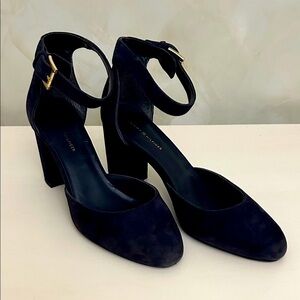 Tommy Hilfiger Black Ankle Strap Heels